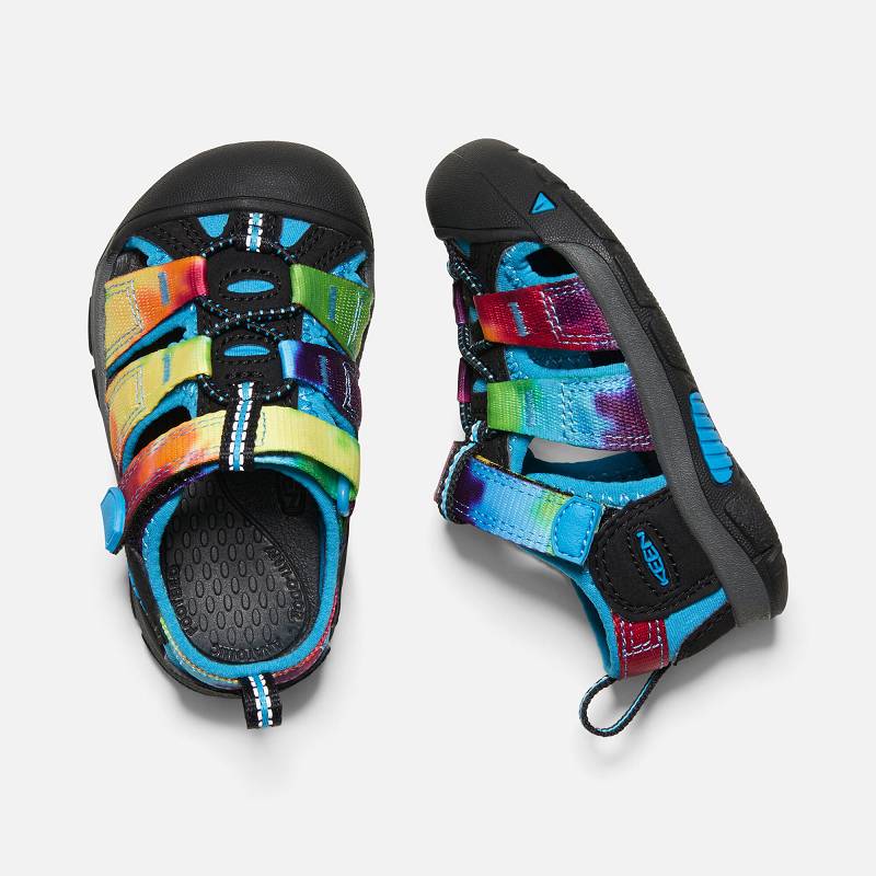 Keen Newport H2 Baby Sandalen Kinder DE-74562 Rainbow Tie Dye - Keen Kinderschuhe Bunt